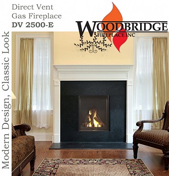 DV2500 Vertical Direct Vent Gas Fireplace