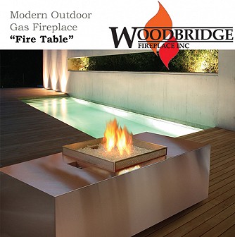FIRE TABLE Outdoor Gas Fireplace
