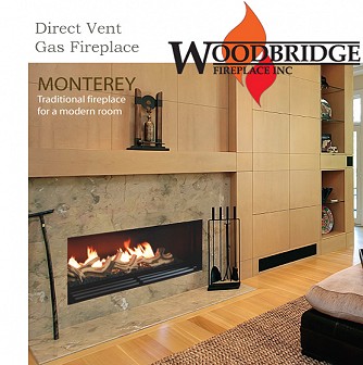 MONTEREY Direct Vent Gas Fireplace (48" Viewing Area)