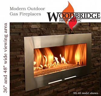 SS-48, SS-36 Outdoor Gas Fireplace